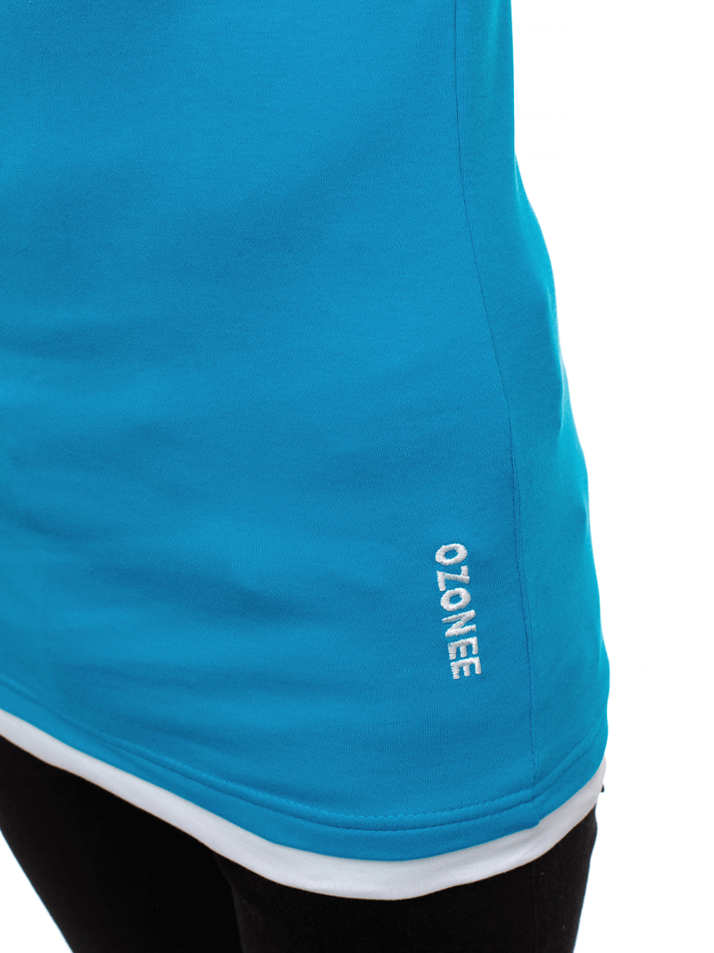 Férfi póló Türkíz OZONEE O/1273Z