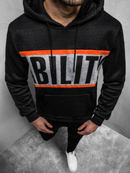 Férfi blúz grafit Fekete OZONEE JS/KS1936Z