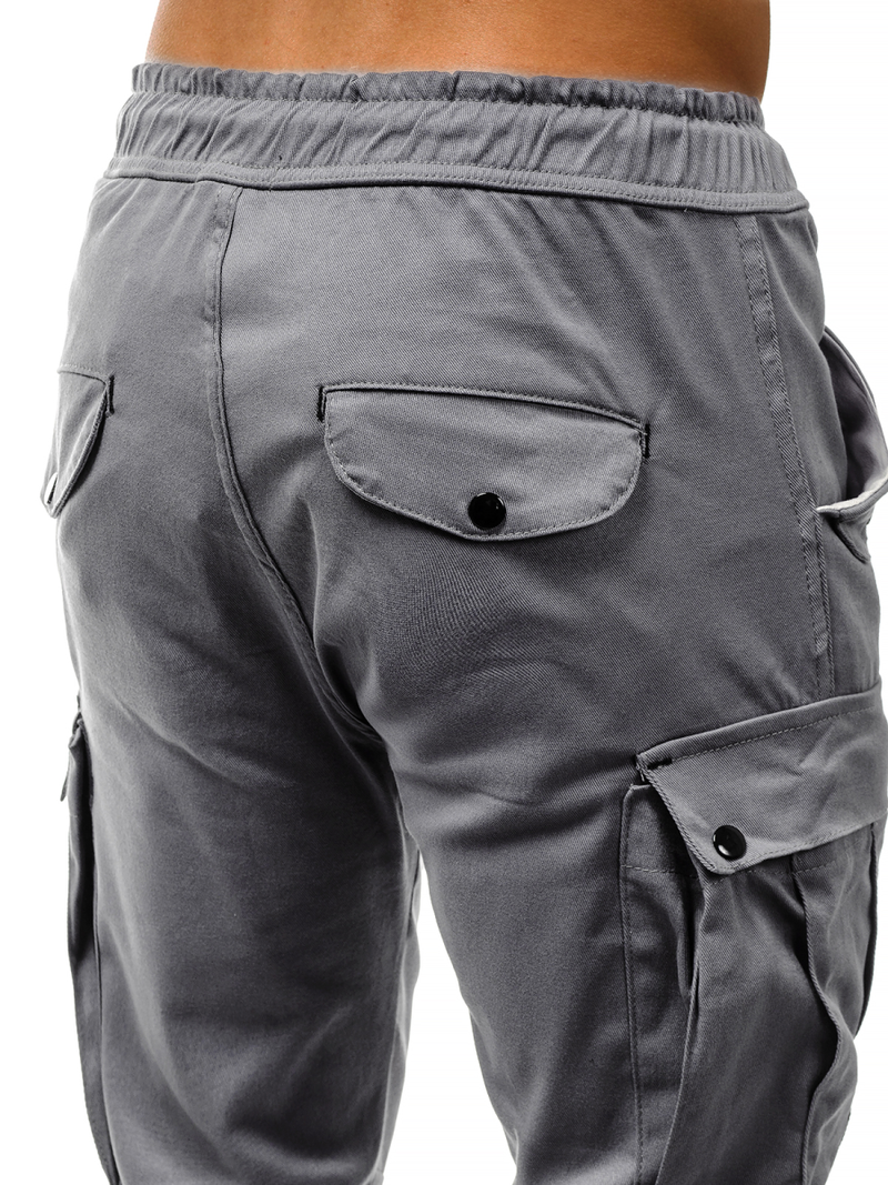 Férfi nadrág jogger Szürke OZONEE A/1005