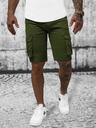 Férfi Chino Rövidnadrág Zöld OZONEE T/BB70011/3Z