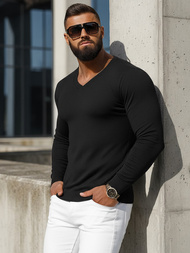 Férfi Pulóver Fekete OZONEE NB/MMB601/4Z