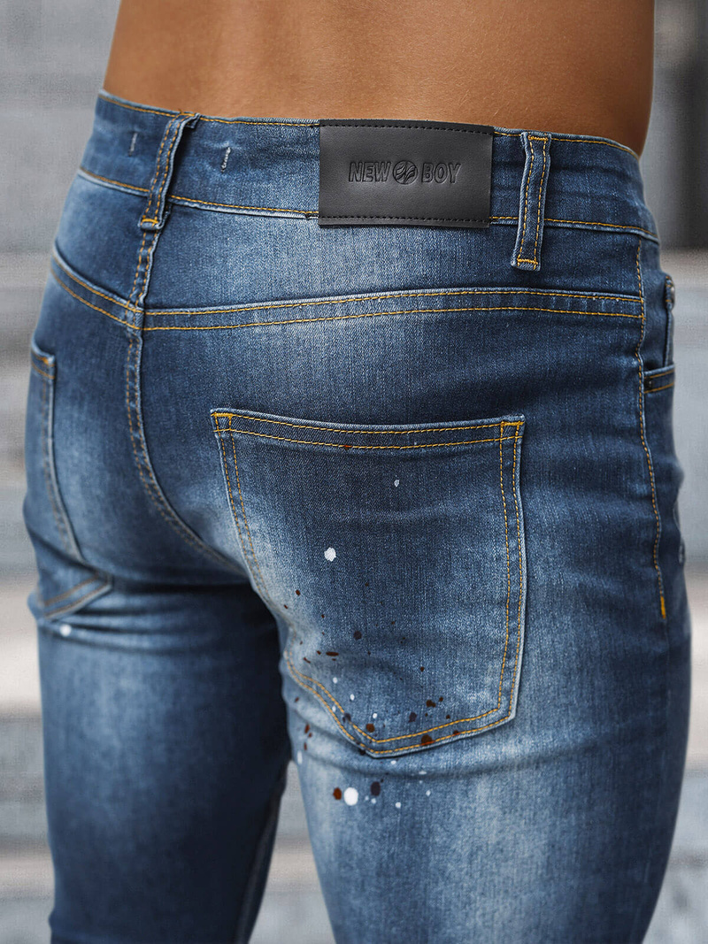 Férfi farmer nadrág sötét-kék OZONEE NB/MP0170BS