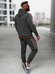 Férfi melegítő együttes fekete OZONEE O/FF5111AB