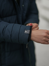 Női téli kabát póló gránát OZONEE O/W377