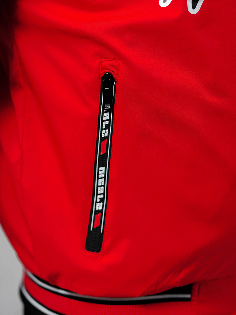 Férfi dzseki piros OZONEE JS/84M3011/270