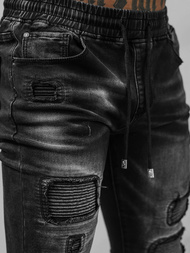 Férfi Nadrág Jogger Fekete OZONEE NB/MP0052/2N