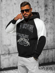 Kapucnis felső fekete OZONEE O/SWE23037