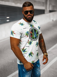 Férfi Póló Fehér OZONEE O/T136/1