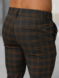 Férfi chino nadrág grafit OZONEE DJ/5632Z