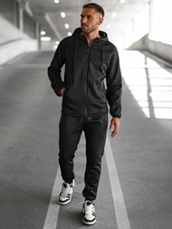 Férfi melegítő együttes fekete OZONEE JS/8C1967/3