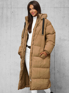 Női téli kabát camel OZONEE JS/5M3163/84Z