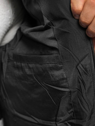 Férfi kabát fekete OZONEE JS/31M5003/B