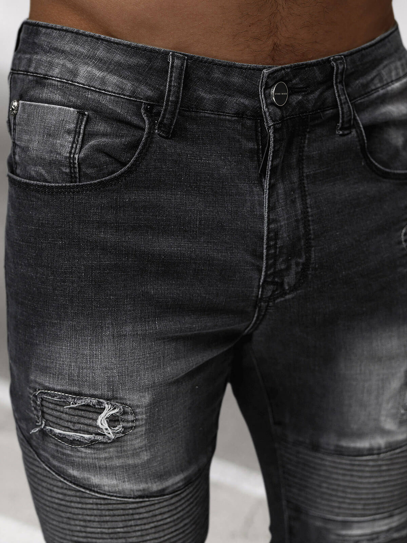 Férfi farmer nadrág fekete OZONEE NB/MP0142N