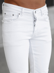 Férfi Farmer Nadrág Fehér OZONEE E/5348/01Z