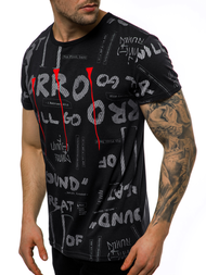 Férfi póló Fekete OZONEE JS/SS10926