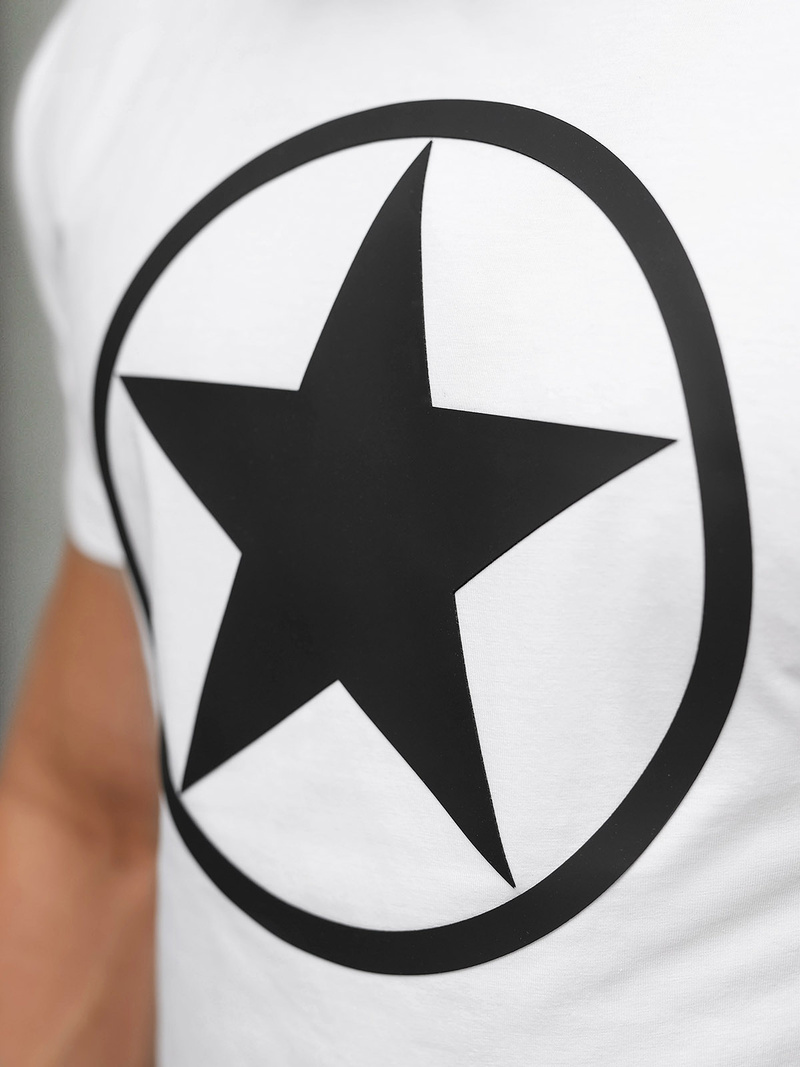 Férfi Póló Fehér OZONEE NB/MT3151