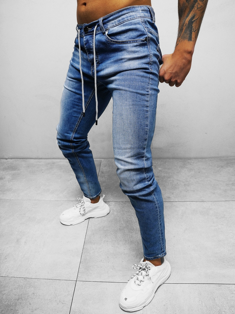 Férfi farmer nadrág világos-kék OZONEE NB/MP0021BC