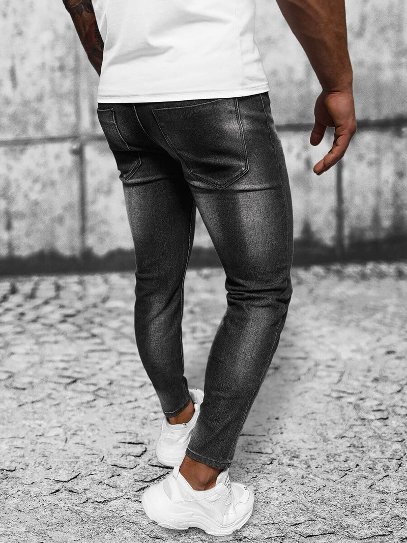 Férfi farmer nadrág fekete OZONEE NB/MP0199N