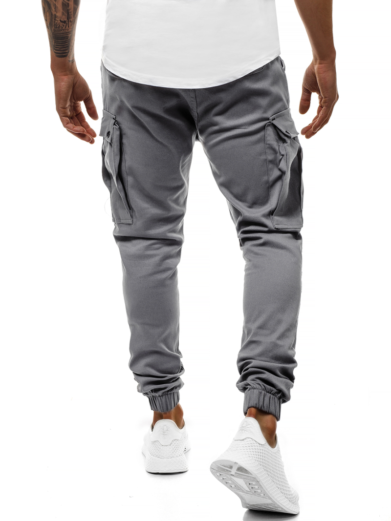 Férfi nadrág jogger Szürke OZONEE A/1005