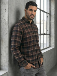 Férfi Ing Gránát OZONEE V/V177Z