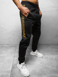 Férfi melegítő nadrág Fekete-Arany OZONEE O/HM663