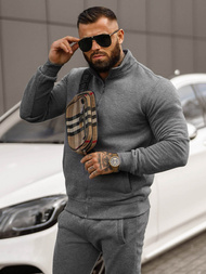 Férfi melegítő együttes grafit OZONEE JS/68C10385/5Z