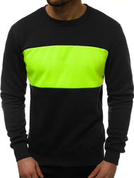 Férfi Melegítő felső Fekete-Zöld OZONEE JS/2010