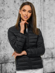 Női dzseki Fekete OZONEE JS/M20311/392