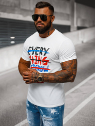 Férfi Póló Fehér OZONEE O/8T1266/1