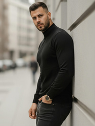 Férfi Pulóver Fekete OZONEE V/V24503