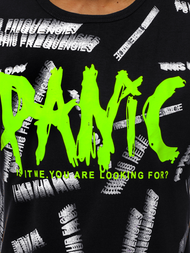 Férfi póló Fekete OZONEE JS/KS1998