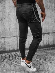 Férfi Farmer Nadrág Fekete OZONEE E/5389/02