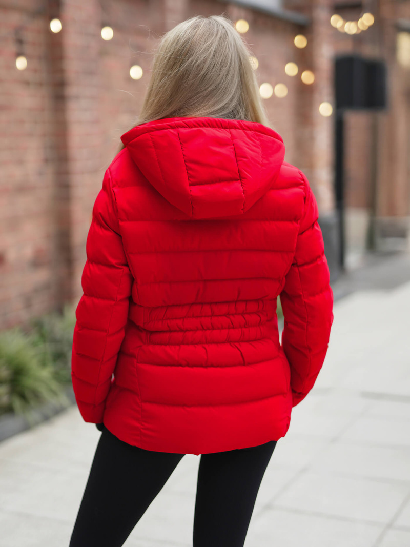 Női téli kabát Piros OZONEE JS/M769/270Z