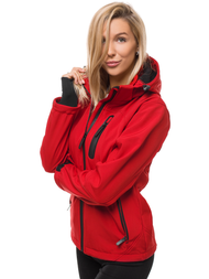 Női softshell dzseki Piros OZONEE N/4849