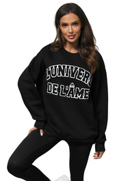 Pulóver fekete OZONEE O/SWE23055