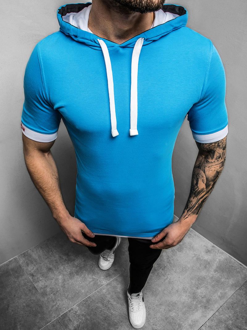 Férfi póló Türkíz OZONEE O/1273Z