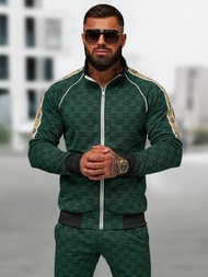 Férfi melegítő együttes zöld OZONEE O/FF5110AB