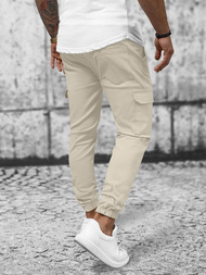 Férfi Chino Nadrág Bézs OZONEE O/P4051