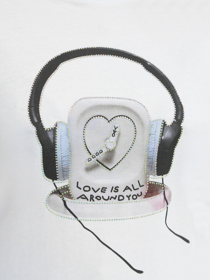 Női polo fehér-fekete OZONEE DJ77806