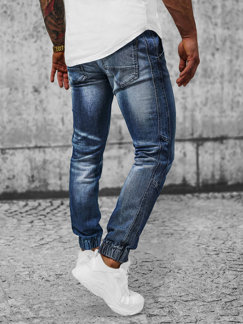 Férfi Nadrág Jogger Sötét-Kék OZONEE NB/MP0118BS