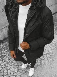 Férfi Ateppelt Kabát Fekete OZONEE JS/M790/392