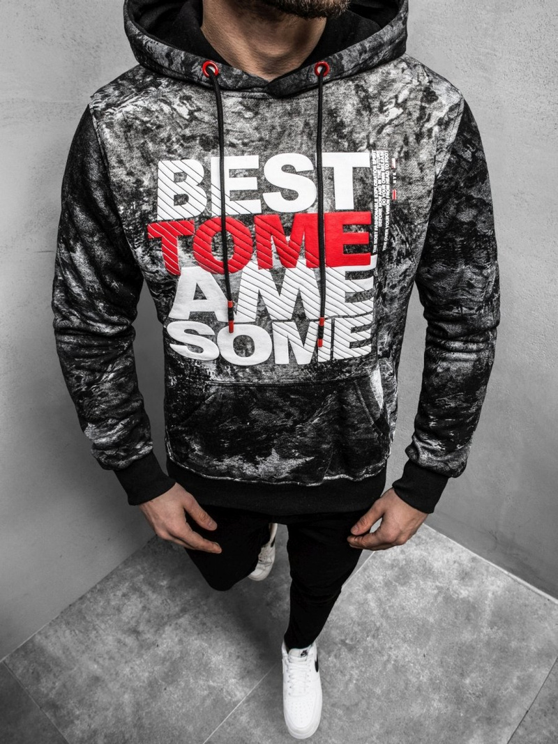 OZONEE JS/DD269Z Férfi blúz Szürke