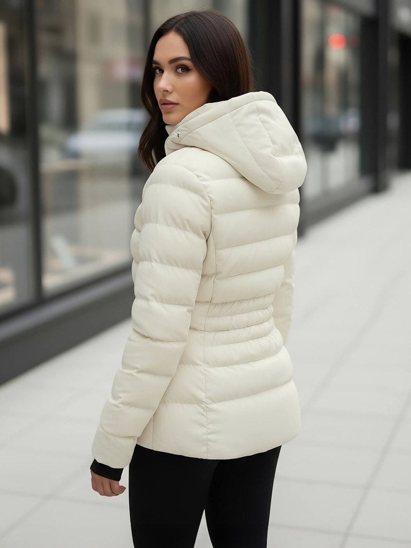 Női téli kabát Ecru OZONEE JS/M769/281
