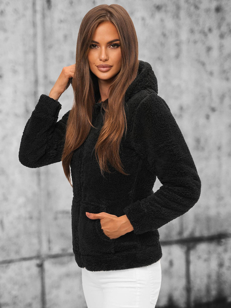 Női pulóver Fekete OZONEE JS/HH007/1Z