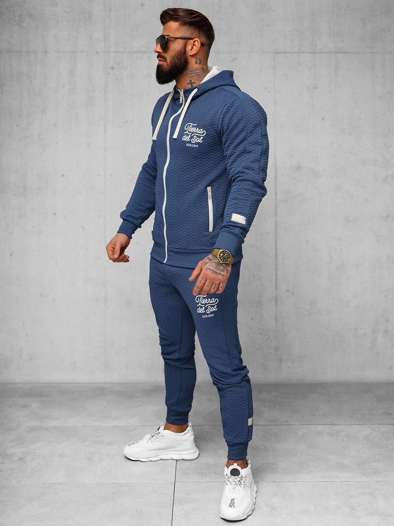 Férfi melegítő együttes indigó OZONEE O/FF5032AB