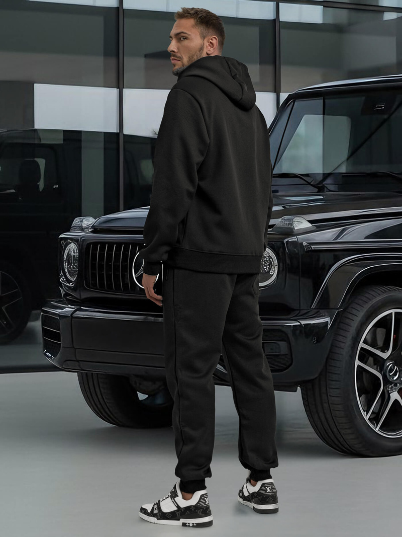 Férfi melegítő együttes Fekete OZONEE O/3C582AB