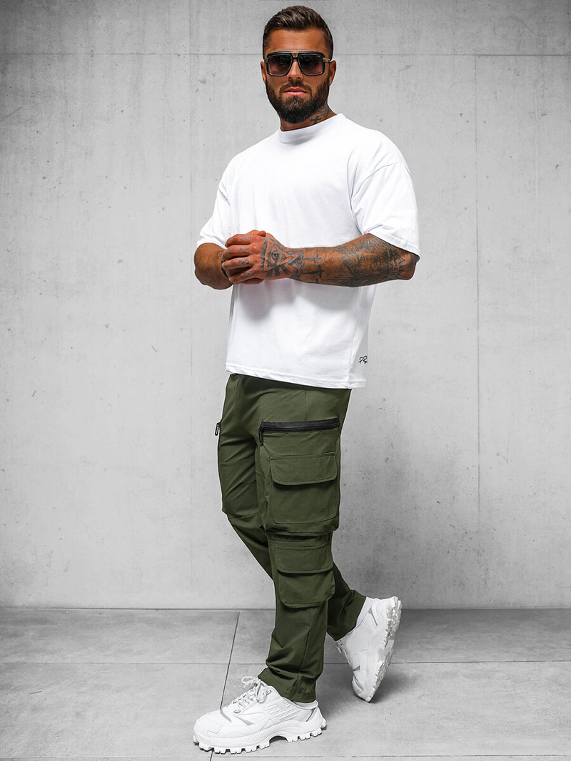 Férfi Nadrág Khaki OZONEE O/PS5526