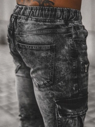 Férfi Nadrág Jogger Fekete OZONEE NB/MP0112N