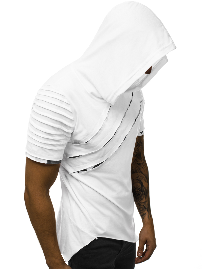 Férfi póló Fehér OZONEE O/1187XZ