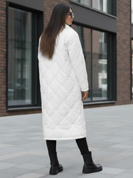 Női téli kabát fehér OZONEE JS/5M3177/281Z